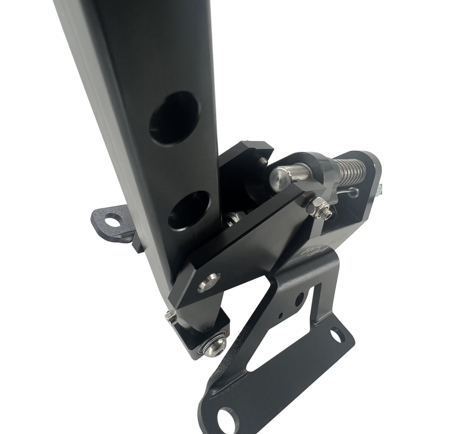 Jack Spania Racing billet B D Series race shifter box for Honda Acura EG EK CRX transmission parts, metal construction, detailed design.
