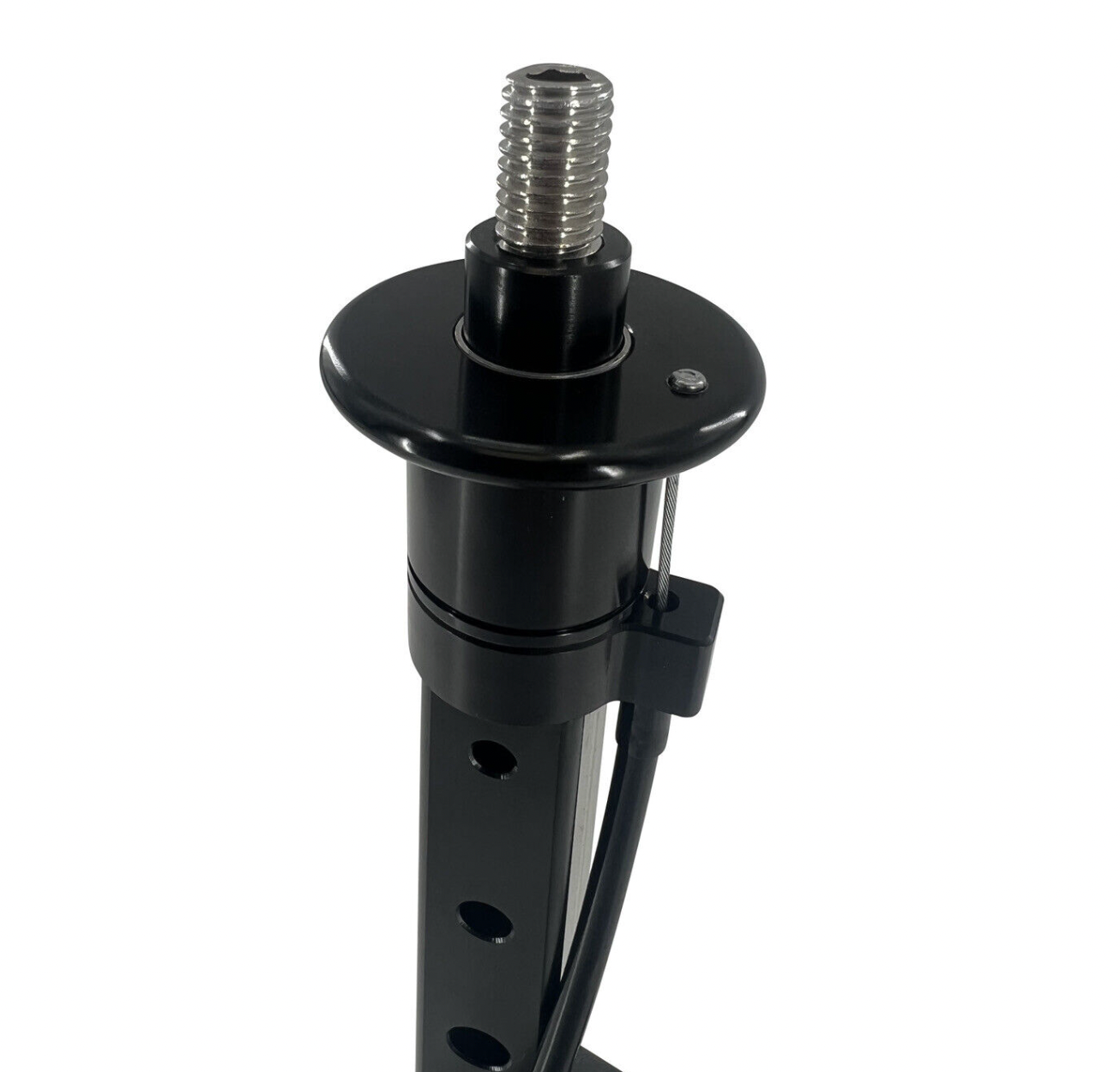 Jack Spania Racing billet B D Series race shifter box for Honda Acura EG EK CRX transmission parts, showing the precision-machined metal component.