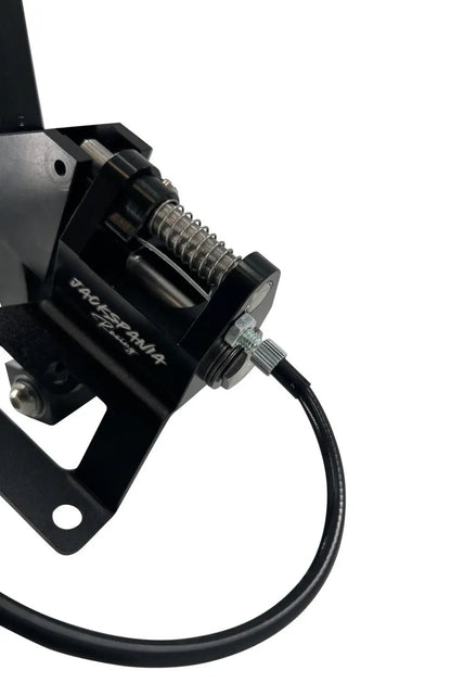 Jack Spania Racing billet short shifter box for BMW E36 and E46 models, enhanced transmission parts for improved gear shifting.