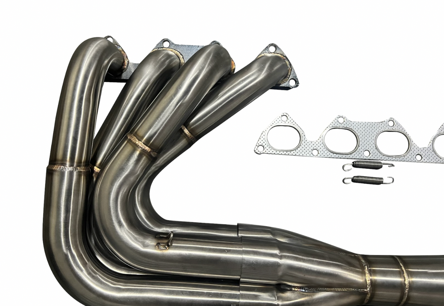 Jack Spania Racing B Series Megaphone Race Header with side fender exit for B18 B18B B18C 4-1 collector exhaust part