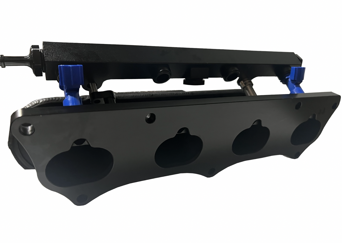 Jack Spania Racing K Series center feed intake manifold sheet metal for K20 and K24 engines, designed for K swap engine builds.
