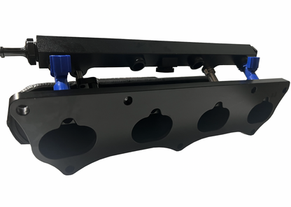 Jack Spania Racing K Series center feed intake manifold sheet metal for K20 and K24 engines, designed for K swap engine builds.