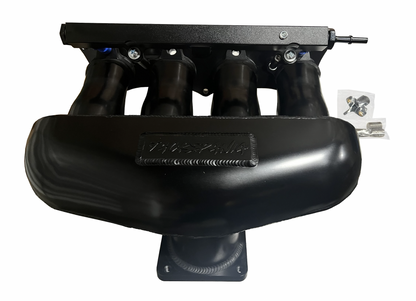 Jack Spania Racing K Series center feed intake manifold sheet metal for K20 and K24 engines, designed for engine swaps and performance.