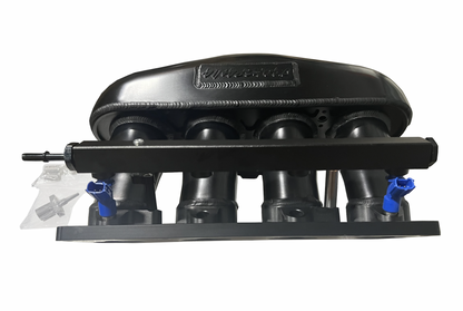Jack Spania Racing K Series center feed intake manifold sheet metal for K20 and K24 engines, designed for K swap engine builds.