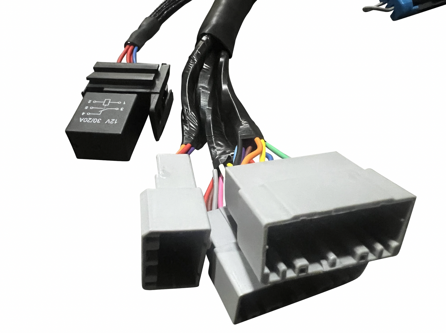 JackSpania Racing Plug & Play Jumper Harness for AEM Infinity 506/508 ECU, engine parts, shown in the image.