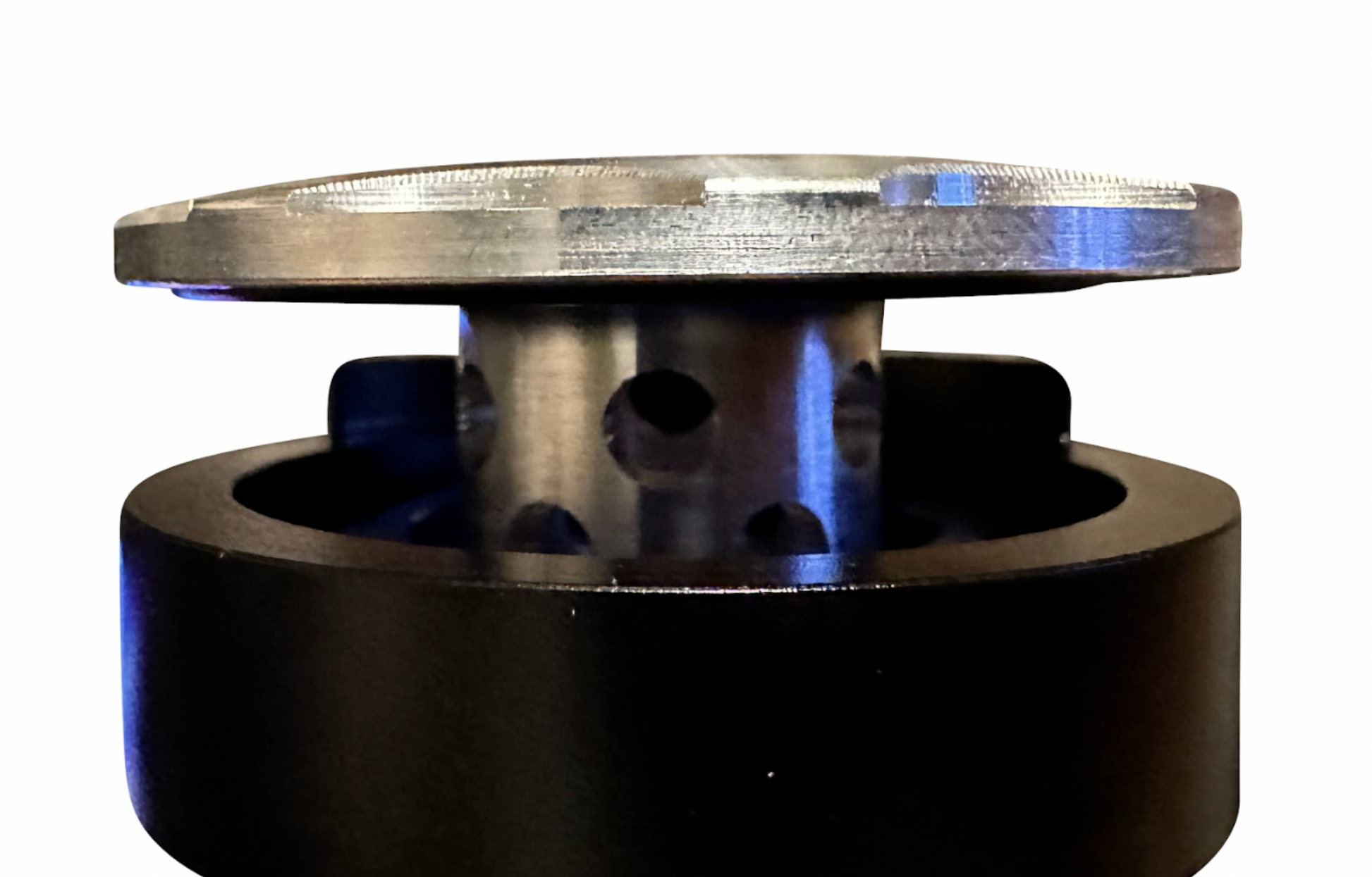 Jack Spania Racing Ultra Vent Scavenger Oil Valve Cap Catch Can for Honda B, D, H, K Series engines with 10AN fitting.