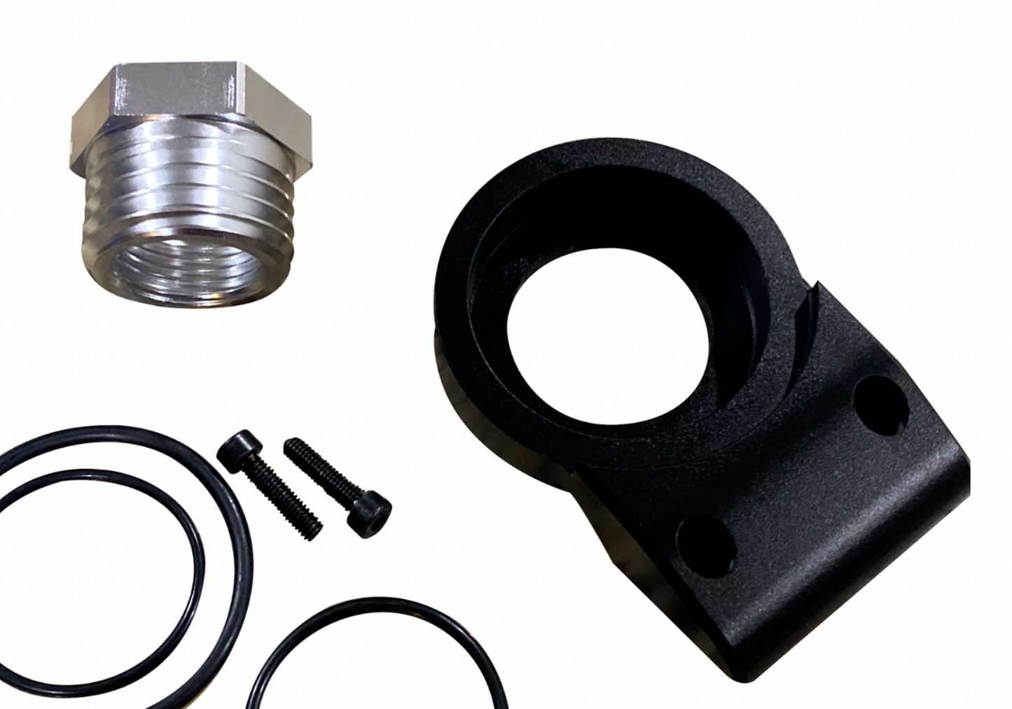 Jack Spania Racing Ultra Vent Scavenger Oil Valve Cap Catch Can for Honda B, D, H, K Series engines with 10AN fitting.