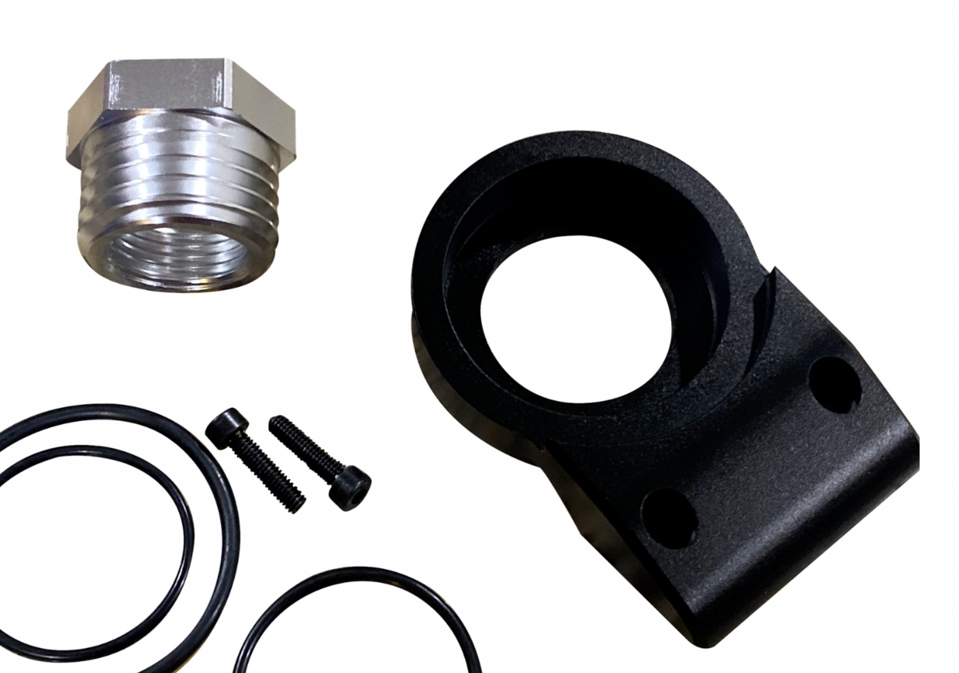 Jack Spania Racing Ultra Vent Scavenger Oil Valve Cap Catch Can for Honda B, D, H, K Series engines with 10AN fitting.