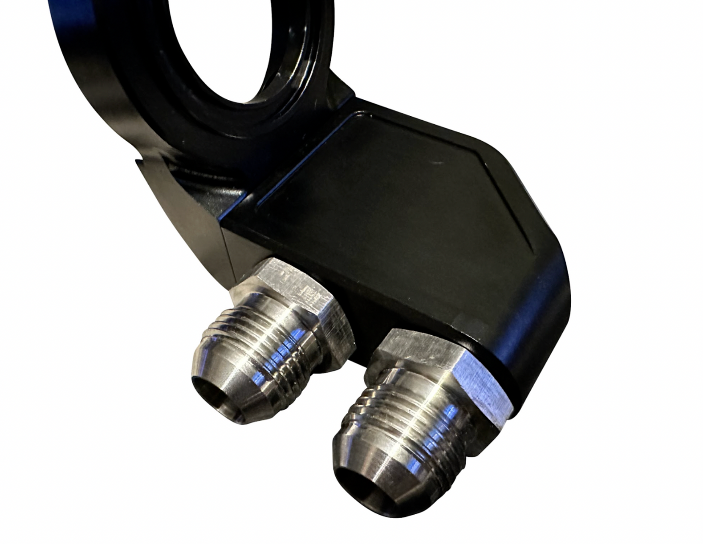Jack Spania Racing Ultra Vent Scavenger Oil Valve Cap Catch Can for Honda B, D, H, K Series engines with 10AN fittings.
