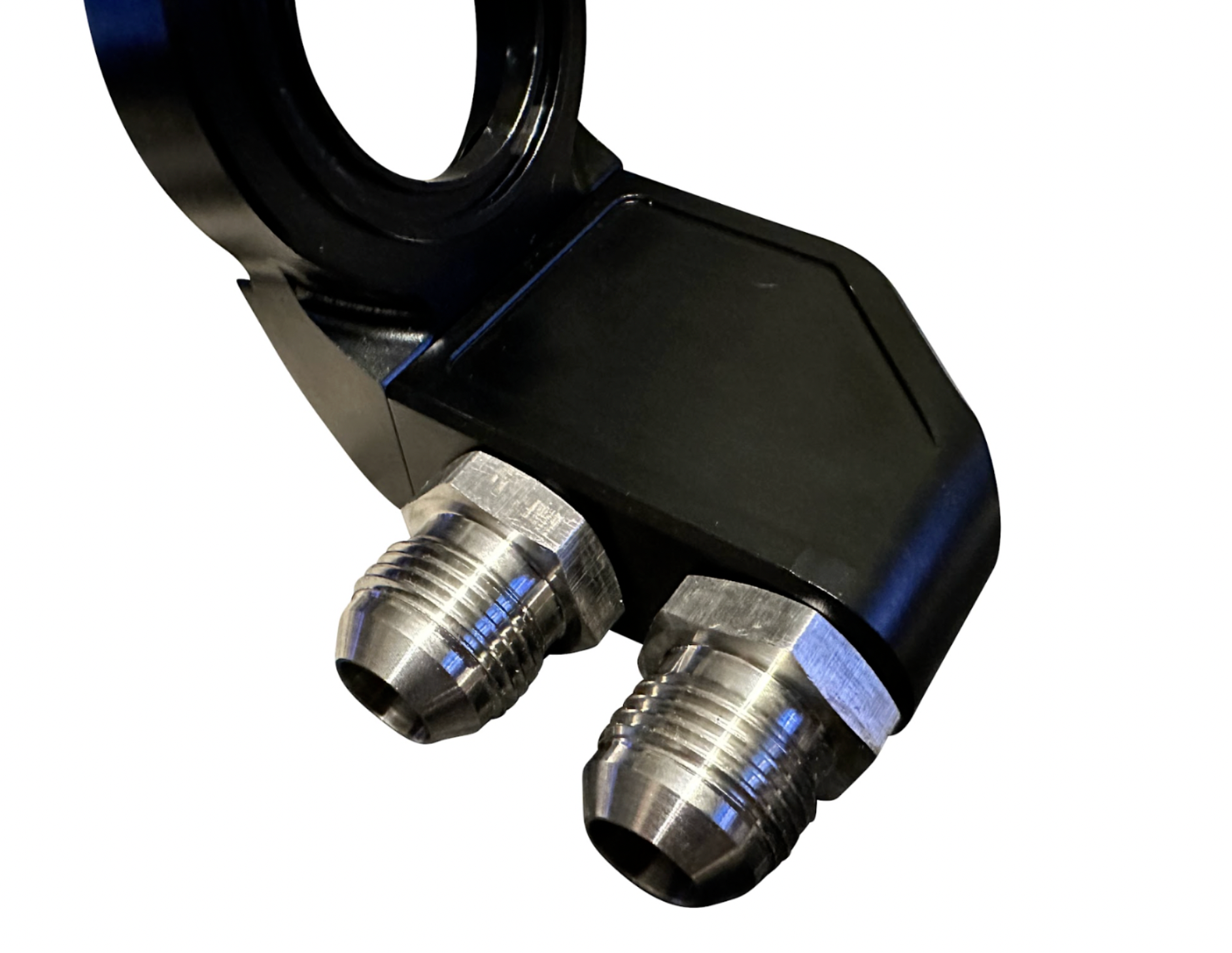Jack Spania Racing Ultra Vent Scavenger Oil Valve Cap Catch Can for Honda B, D, H, K Series engines with 10AN fittings.