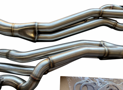 Stainless steel JackSpania Racing long tube headers for Nissan VQ35DE 350Z 370Z G35 G37 Infiniti exhaust parts