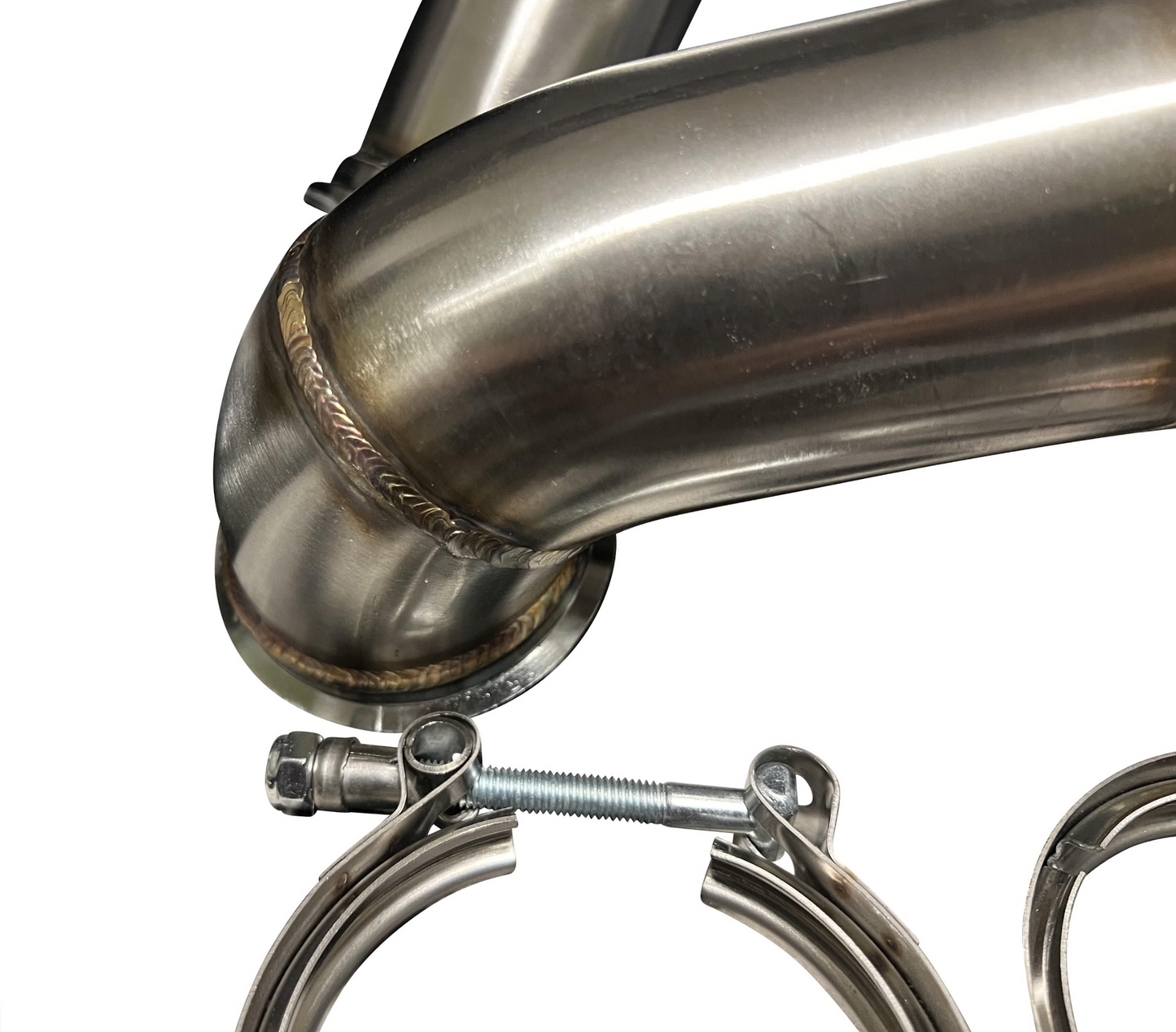 Jack Spania Racing K Series Sidewinder Turbo down pipe and exhaust manifold for Honda Acura K swap K20 K24 engines in Civic EG EK