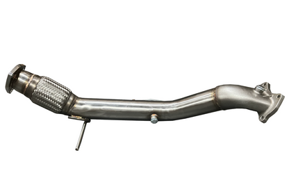 JackSpania Racing K Series header downpipe for Civic Si FG 2012+ and Acura ILX exhaust parts, showing metallic construction and flange.