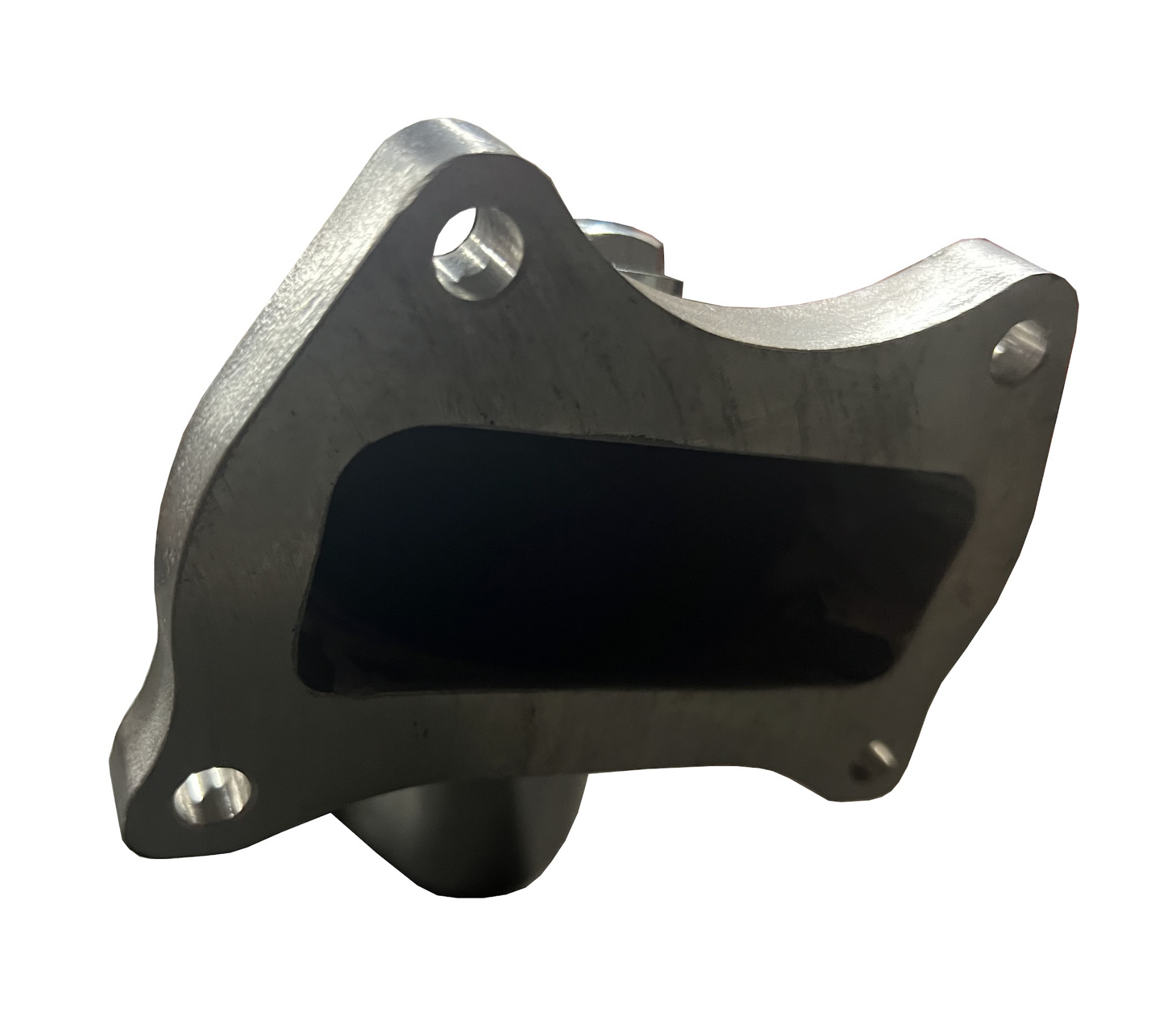 JackSpania Racing K Series header downpipe for Honda Civic Si FG 2012+ and Acura ILX exhaust parts, showing polished metal and flange details.