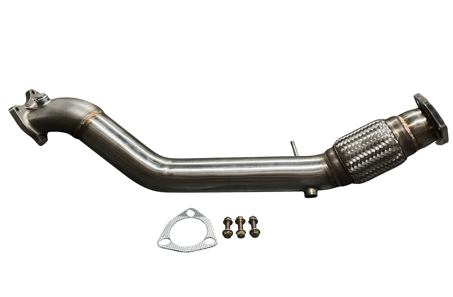 JackSpania Racing K Series header downpipe for Honda Civic Si FG 2012+ and Acura ILX exhaust parts, shown in the image.