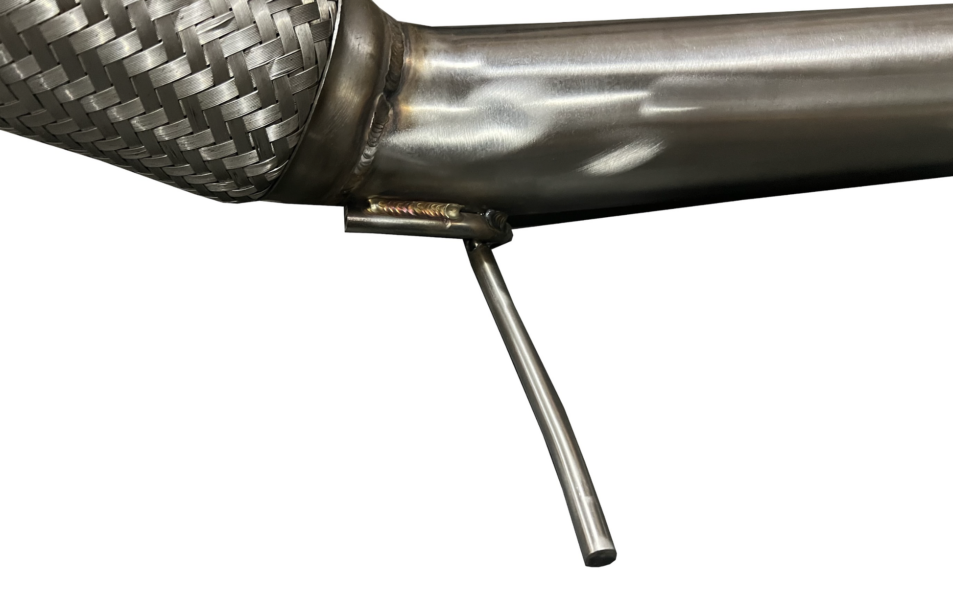 JackSpania Racing K Series header downpipe for Honda Civic Si FG 2012+ and Acura ILX exhaust parts, metal with polished finish.