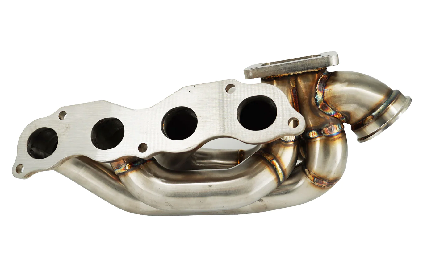 JackSpania Racing K20 K24 top mount turbo manifold with 60mm T3 T4 wastegate for AWD and FWD K-series turbocharged engines.