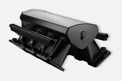 102mm LS LS1 LS2 LS6 LSX intake manifold throttle body, fabricated sheet metal engine part by Jack Spania Racing.
