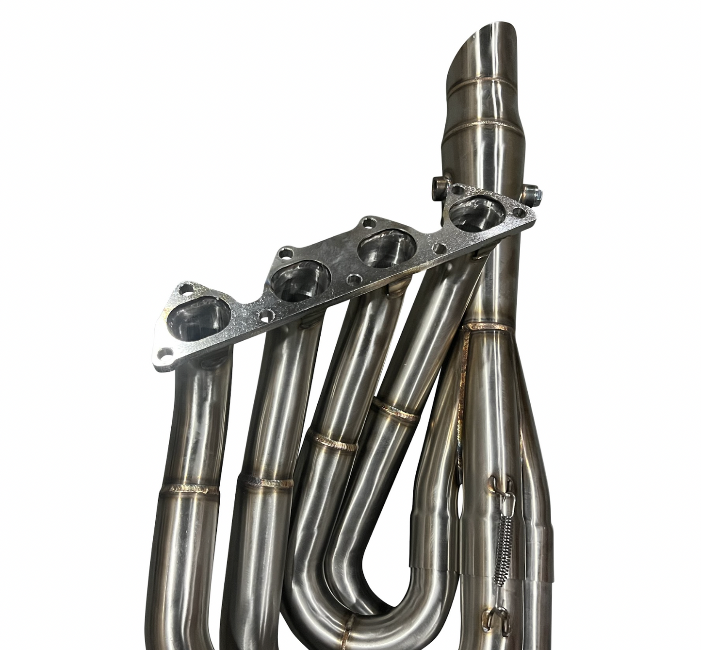 Honda Acura B Series race exhaust header with hood exit, fits EG, EK, DC2 Civics, by Jack Spania Racing