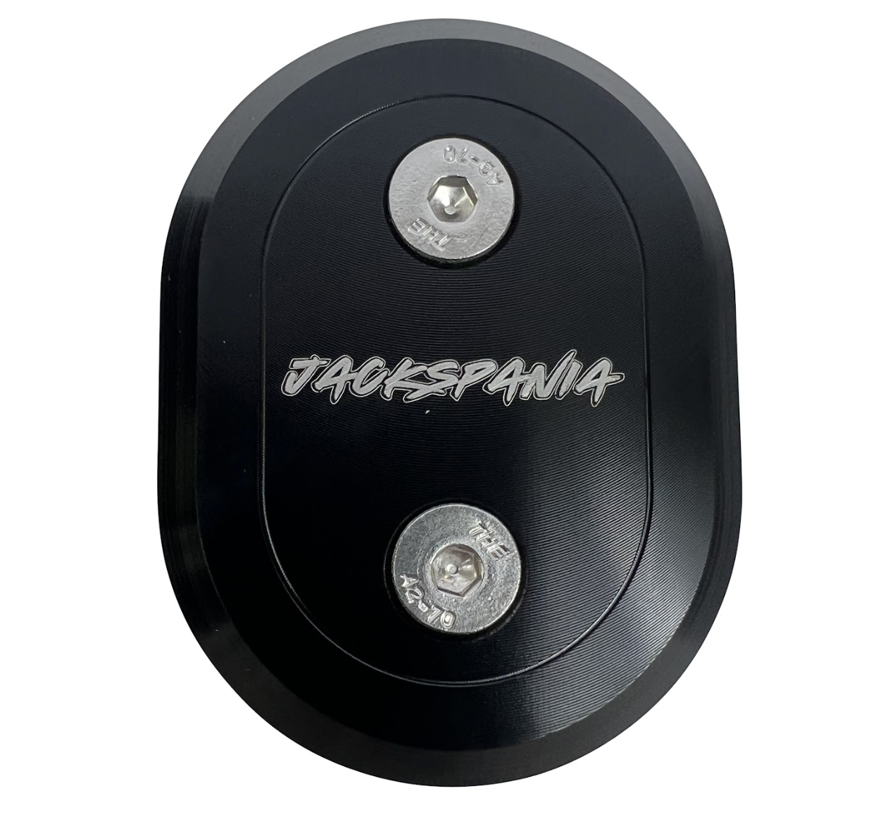 JackSpania Racing billet firewall harness block plug kit for Honda Acura Civic hatchback, exterior view with black metal components.