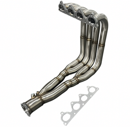 JackSpania Racing B Series Drag Race Header Tri-Y 6 Step Big Tube 3" Collector for B16 B18 B20 engines, exhaust performance part