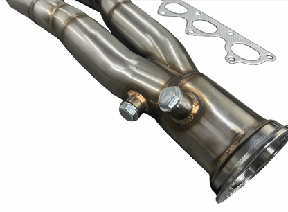 JackSpania Racing B Series Drag Race Header Tri-Y 6 Step big tube exhaust with 3-inch collector for B16, B18, B20 engines.