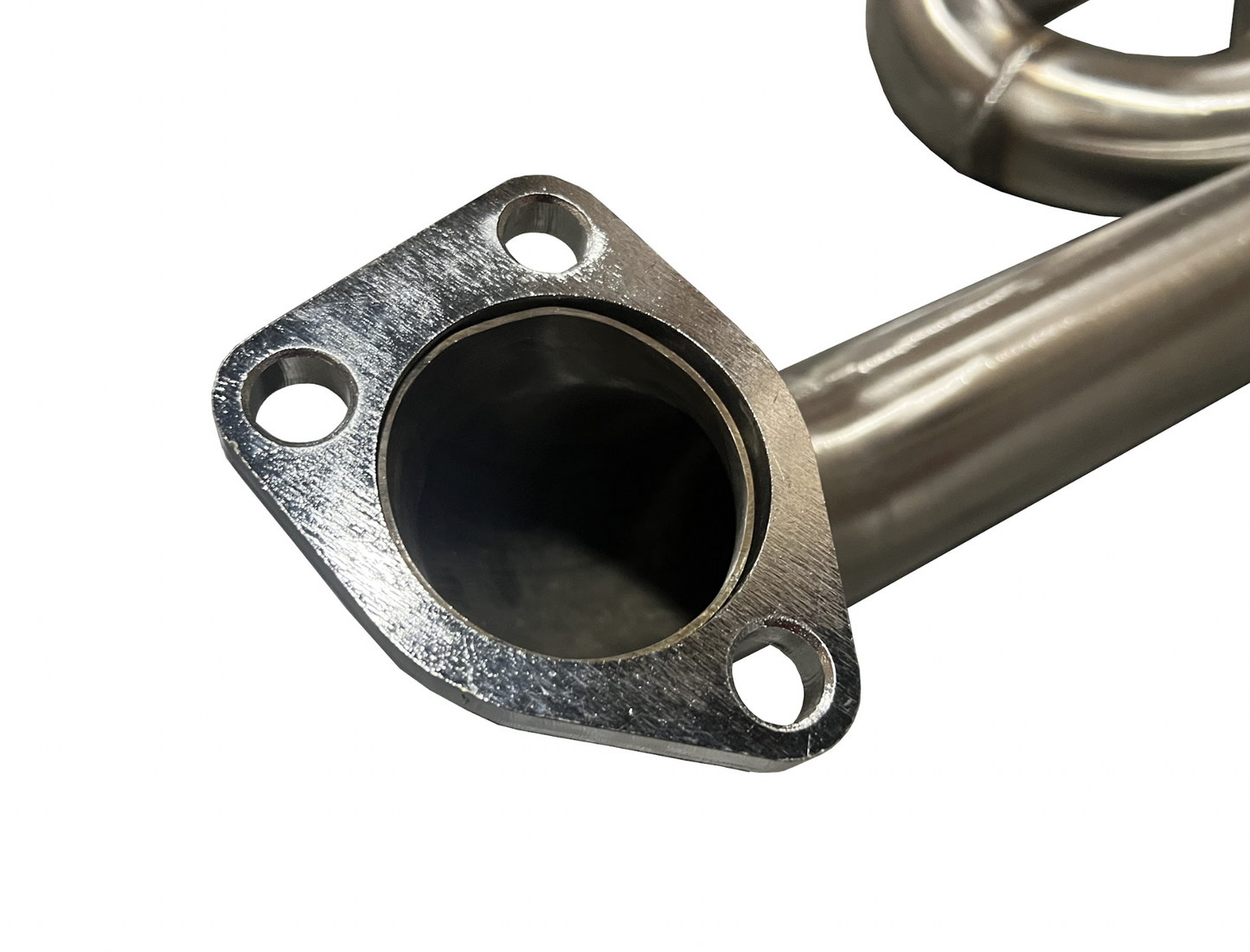 Stainless steel J Series J Pipe header for Honda Acura V6 models, compatible with 2003-2008 TL, Accord, from JackSpania Racing.