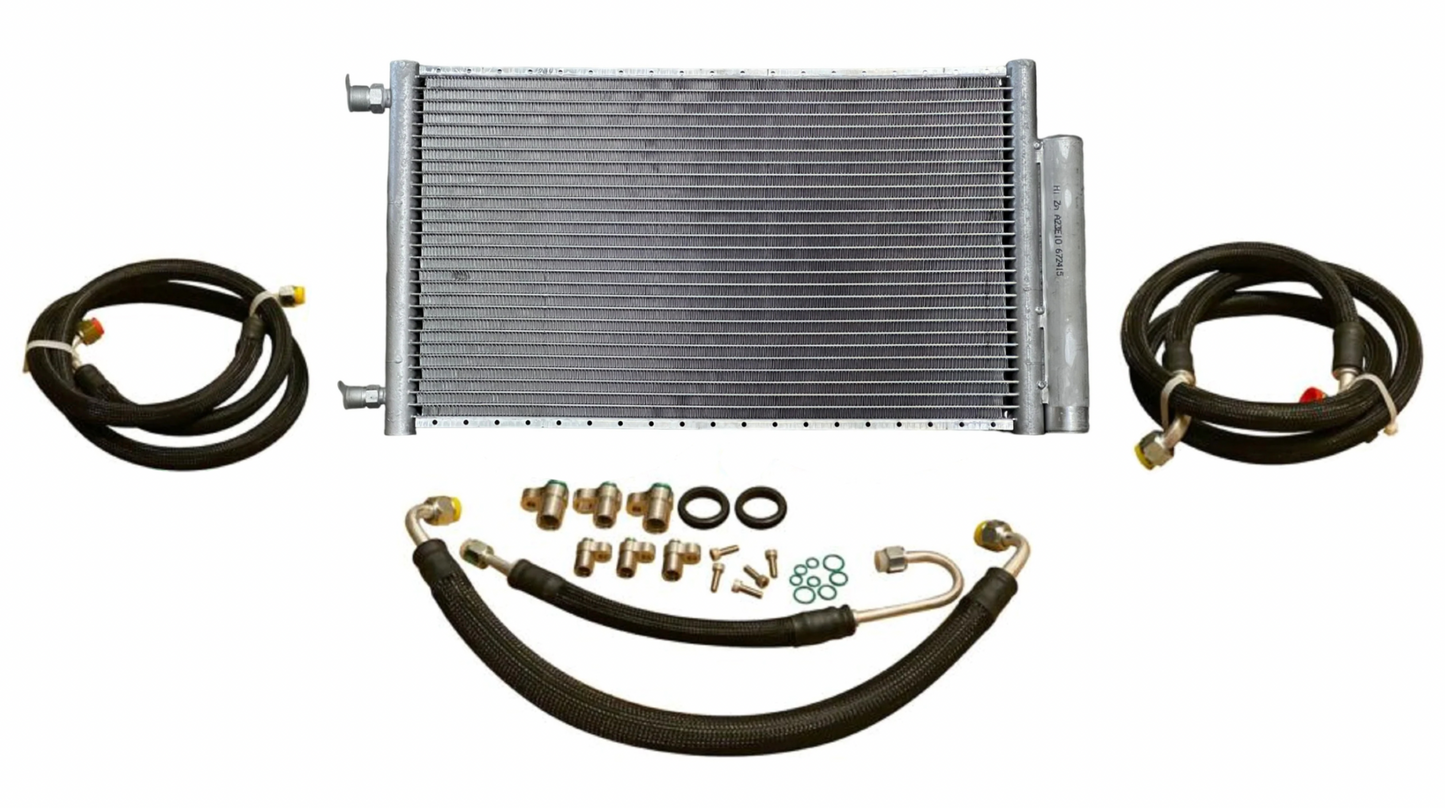 JackSpania Racing K Series K20 K24 AC line tuck for Honda Acura Integra EG EK DC2 K swap condenser, engine parts for cooling system.