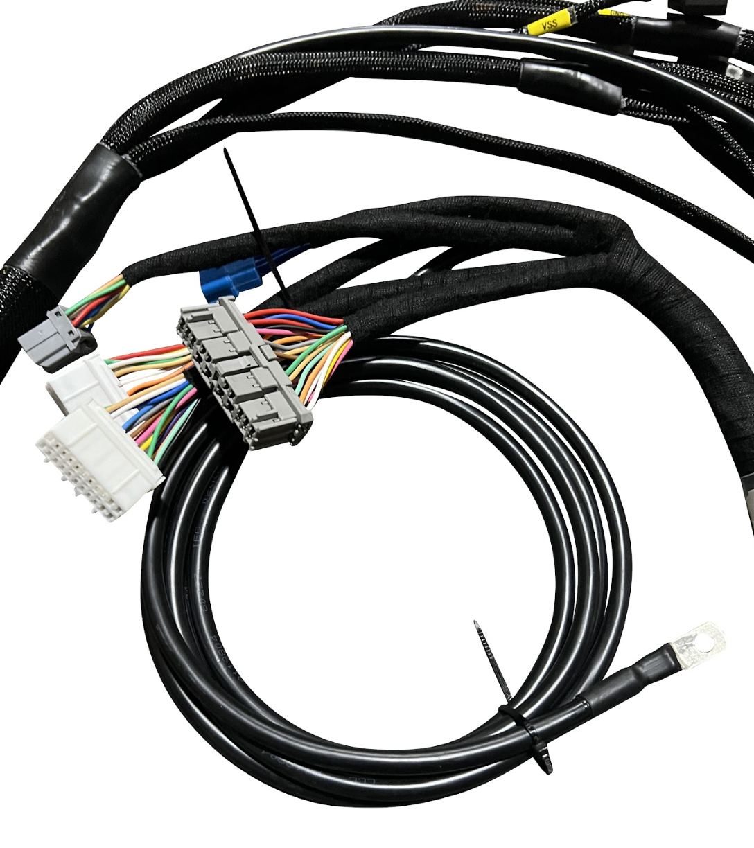 JackSpania Racing B D H F Series Tucked Engine Sub Chassis Harness for OBD2 engine wiring and diagnostics.