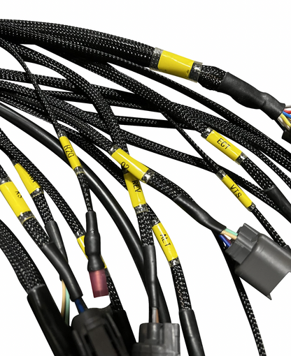 JackSpania Racing B D H F Series Tucked Engine Sub Chassis Harness for OBD2 engine wiring and diagnostics.