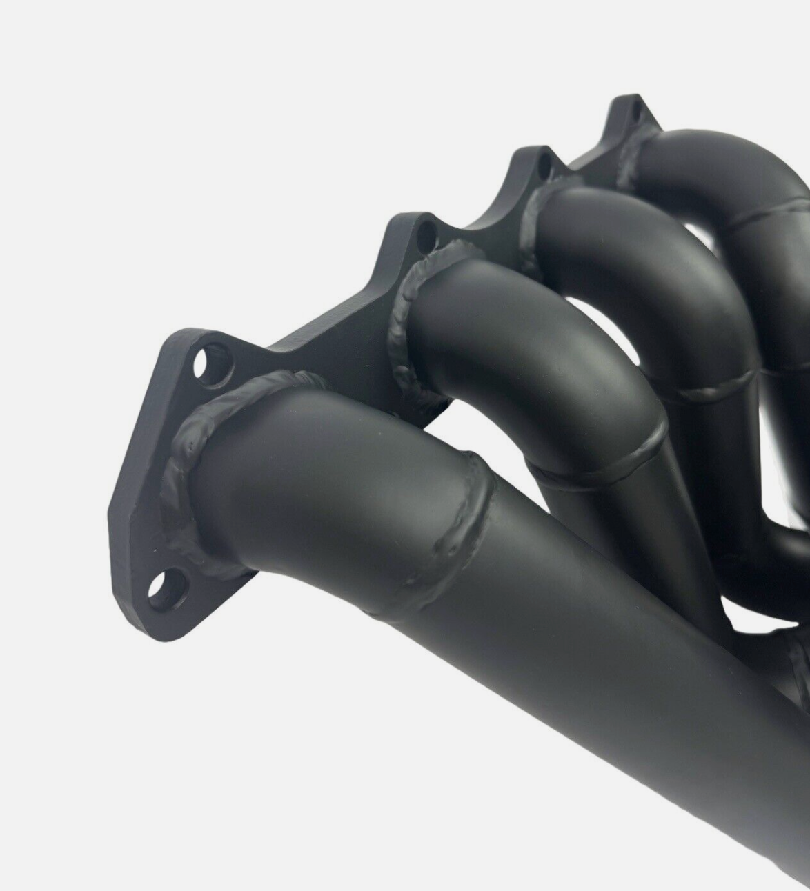 Jack Spania Racing B Series turbo kit ceramic coated top mount manifold up pipe with T3 44mm flange and 6262 or 3582 turbo connection