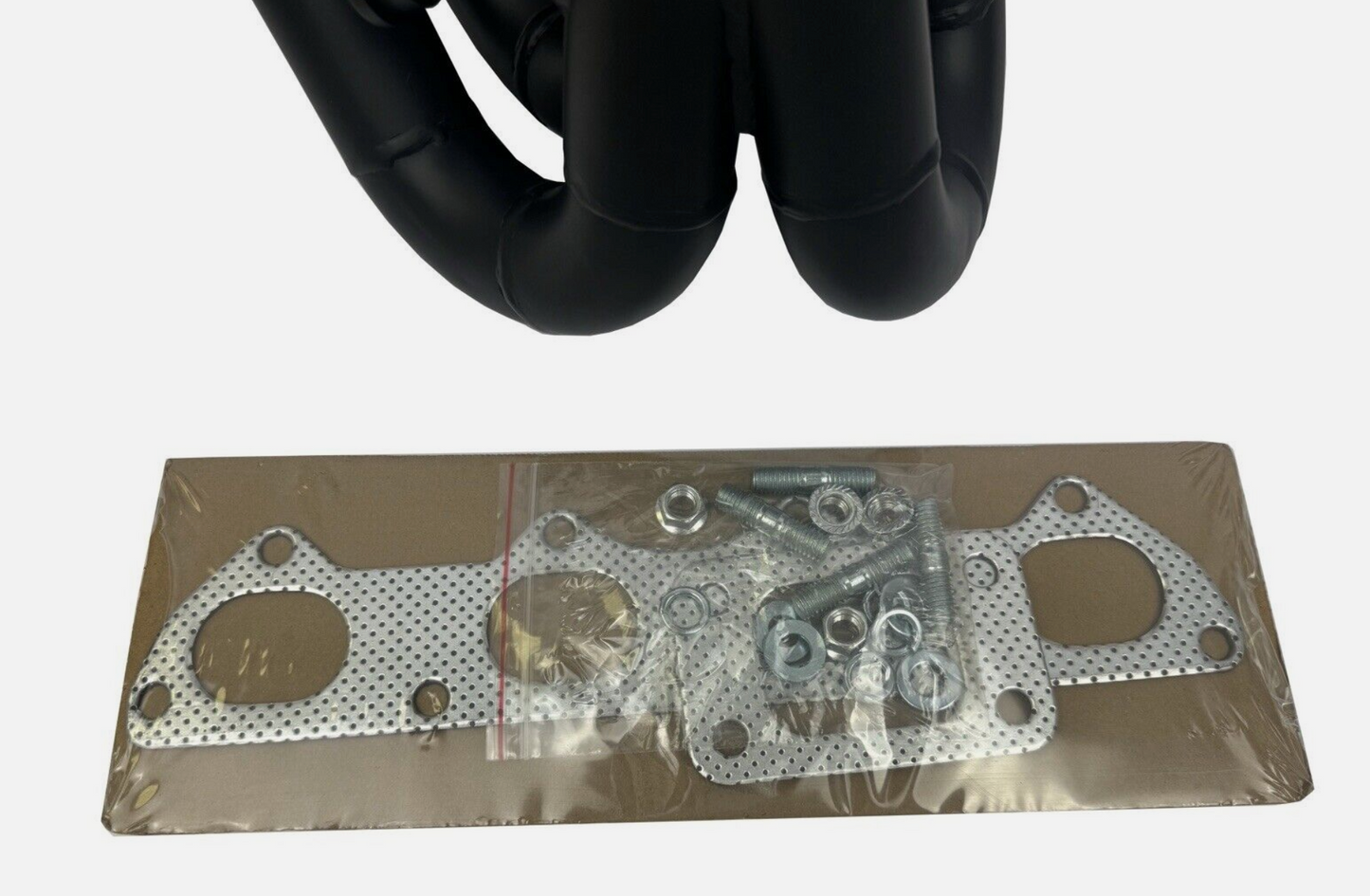 Jack Spania Racing B Series turbo kit ceramic coated top mount manifold and up pipe for 6262, 3582, T3 44mm turbo exhaust parts