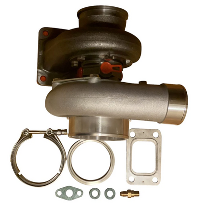 Jack Spania Racing B Series Turbo Kit ceramic coated top mount manifold up pipe with 44mm T3 flange and 6262 3582 turbo compatible.