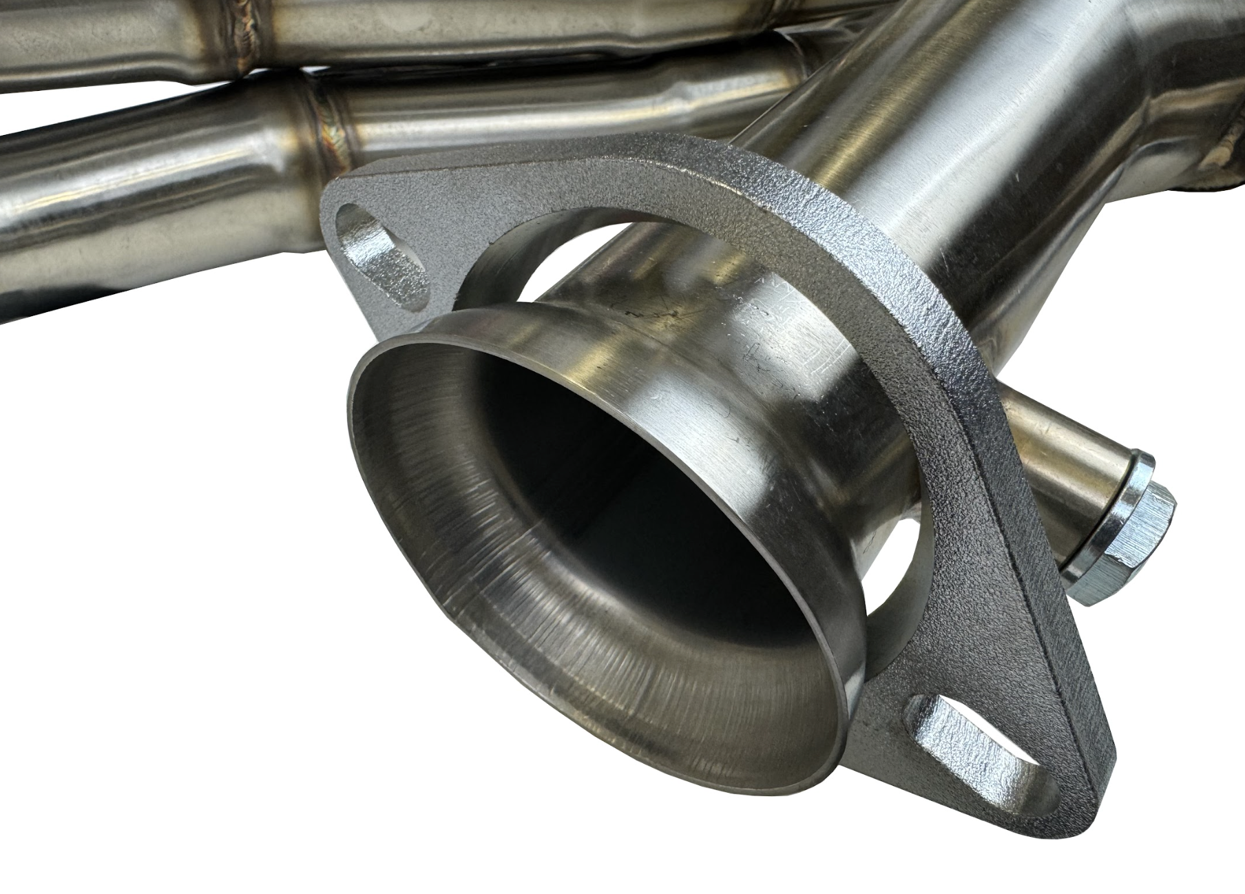 JackSpania Racing K Series header for Honda CR-V RD4 2002-2006 K24 exhaust part, shown installed on vehicle.