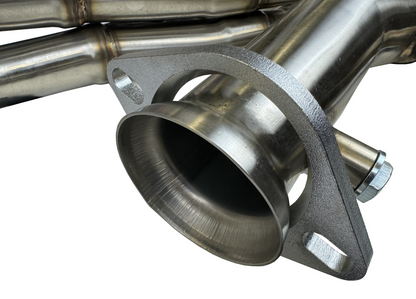 JackSpania Racing K Series header for Honda CR-V RD4 2002-2006 K24 exhaust part, shown installed on vehicle.