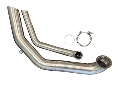 JackSpania Racing K Series Tial 44mm Wastegate Tube Up Pipe and Exhaust Hood for K20 K24 engines, sidewinder style.