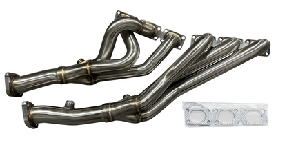 BMW E39, E46, Z3 exhaust headers for M54 engine from JackSpania Racing, compatible with 325i, 330i, 525i, and 535i models