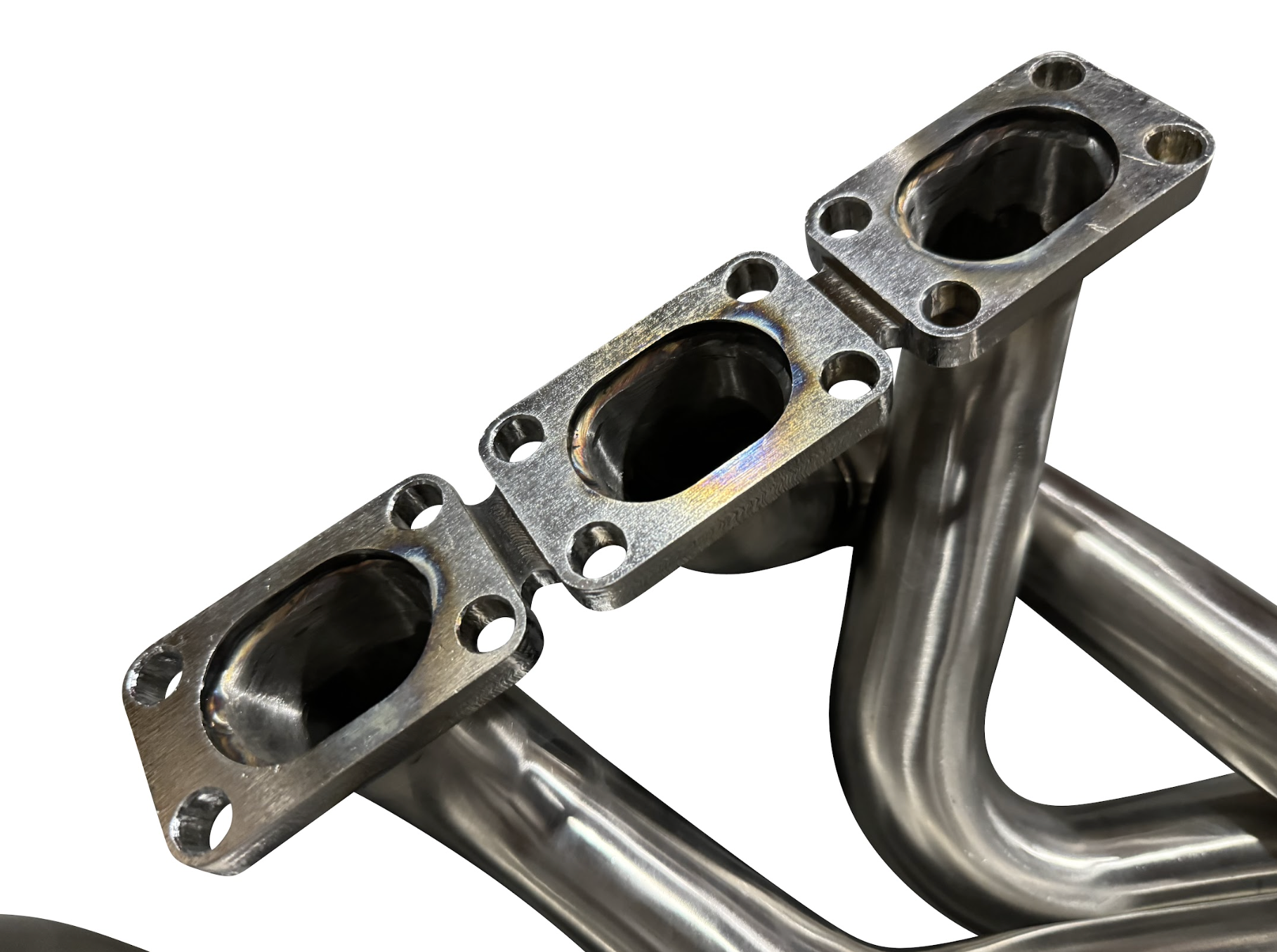 BMW E39 E46 Z3 headers for M54 engine by JackSpania Racing, exhaust parts for 325i, 330i, 525i, and 535i models.