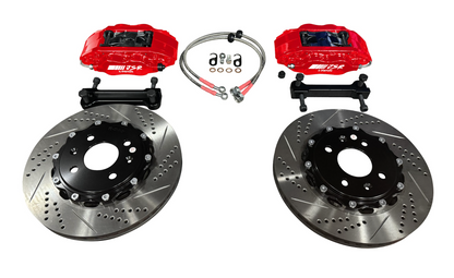 JackSpania Racing JSR Street Series Big Brake Kit with drilled and slotted 2-piece rotor, front caliper for 92-00 Honda Civic.