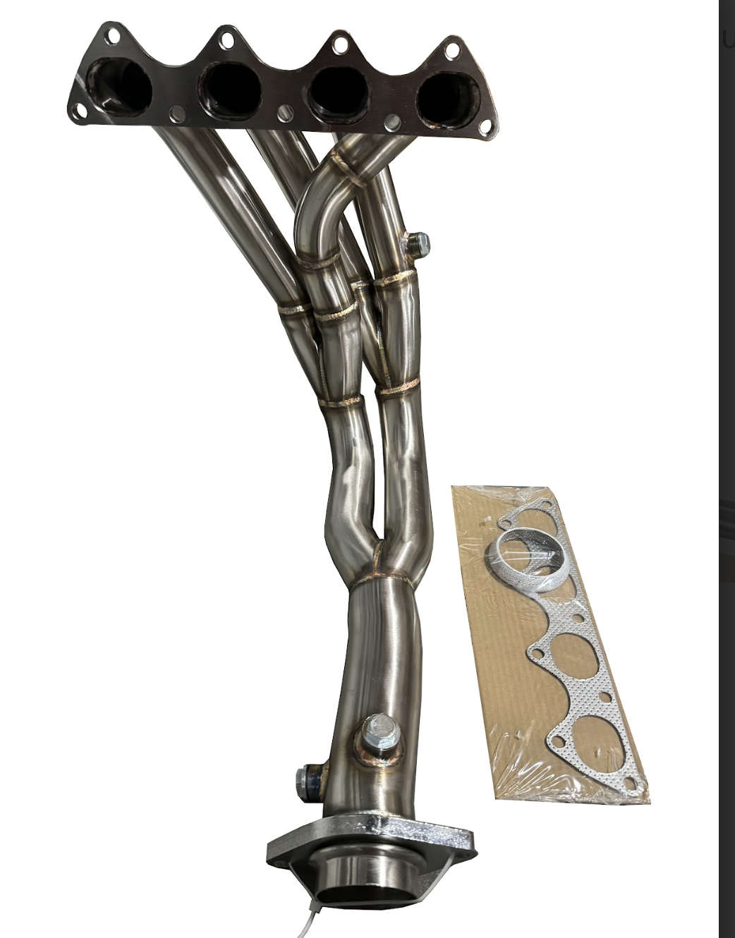 JackSpania Racing D-Series TA Tri-Y Header for SOHC D16 D15 engines with 2.5-inch collector, automotive exhaust parts component.
