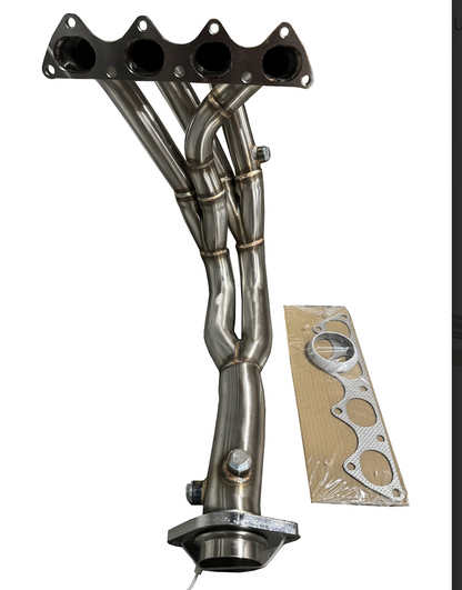 JackSpania Racing D-Series TA Tri-Y Header for SOHC D16 D15 engines with 2.5-inch collector, automotive exhaust parts component.