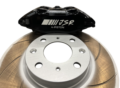 JackSpania Racing JSR Tuner Series big brake kit with 10.3-inch drilled and slotted front rotor and caliper for Honda Acura vehicles.
