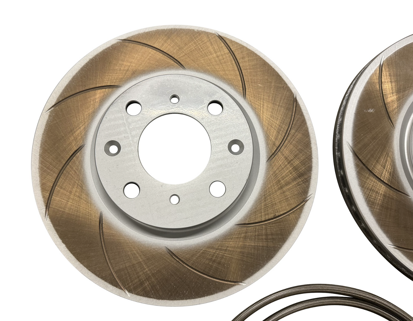 JackSpania Racing JSR Tuner Series big brake kit with drilled and slotted 10.3" front rotor, caliper for Honda Acura vehicles.