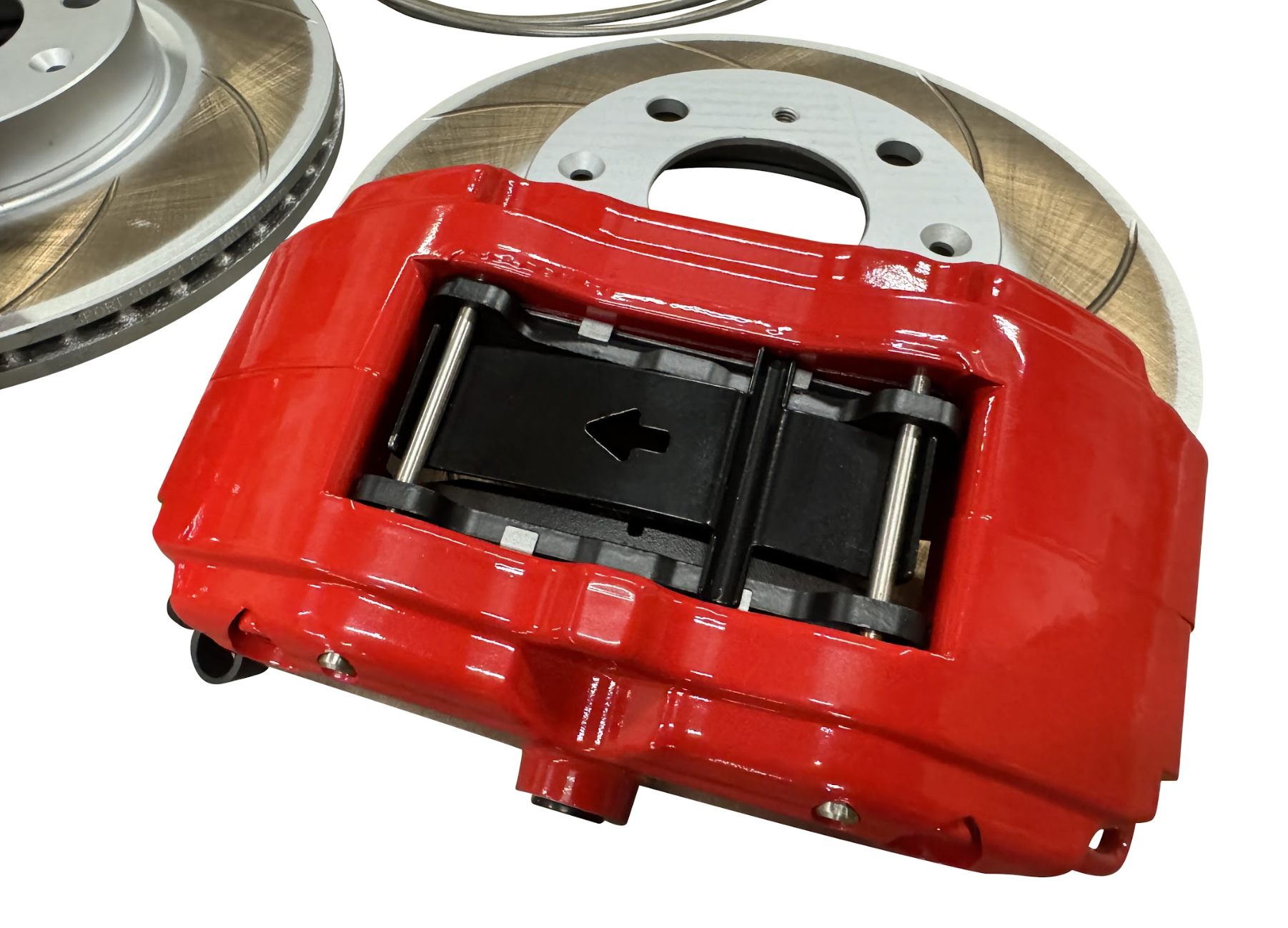 JackSpania Racing JSR Tuner Series Big Brake Kit with 10.3-inch drilled and slotted front rotor and caliper for Honda Acura vehicles.