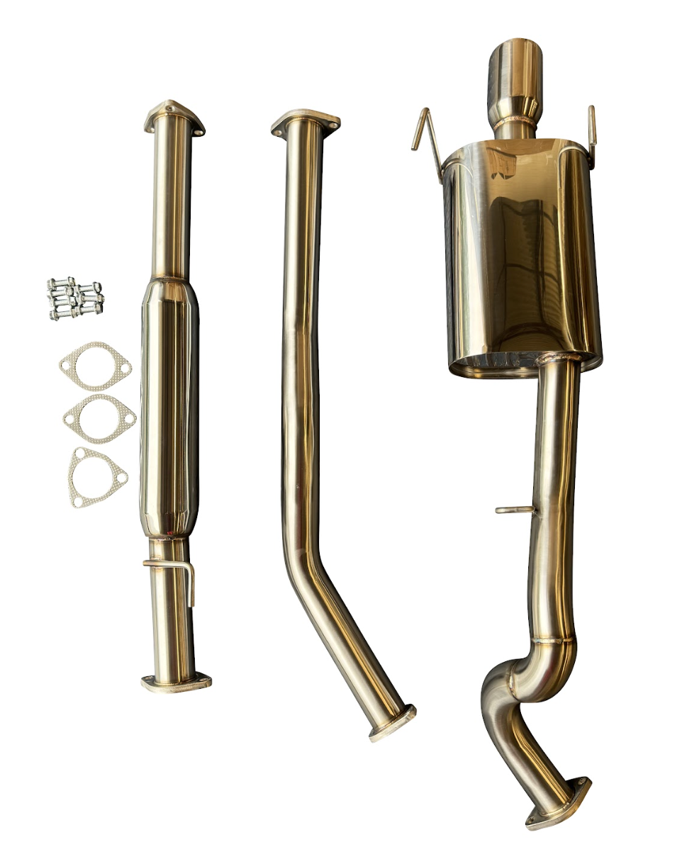 CRV RD1 TA Header Catback Muffler Exhaust 1997-2001 B Series B16 B18 B20 Stainless Steel 2.5" Inch