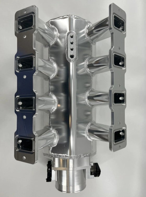 GM LS7 Intake Manifold Fabricated Aluminum 102mm EFI Fuel Injection Sheet LS USA - JackSpania Racing