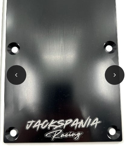 Jack Spania Racing LS Gen 3 Valley Pan Cover with gasket, designed for LSX, LS1, LS6, and LS2 engine parts, with knock sensor delete.