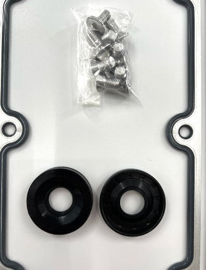 Jack Spania Racing LS Gen 3 valley pan cover with gasket and knock sensor delete for LSX, LS1, LS6, LS2 engine parts