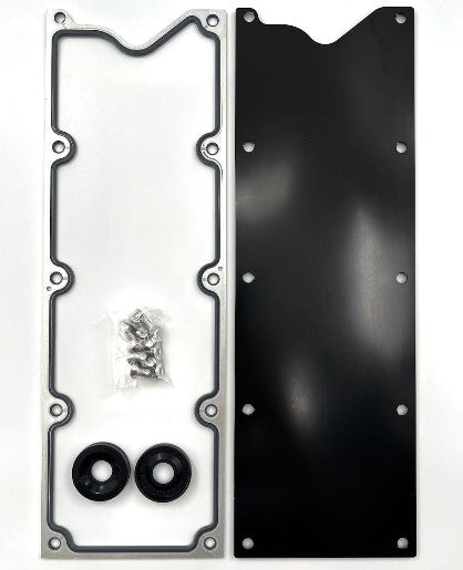 LS Gen 3 Valley Pan Cover with Gasket and Knock Sensor Delete for LSX, LS1, LS6, LS2 engines by Jack Spania Racing