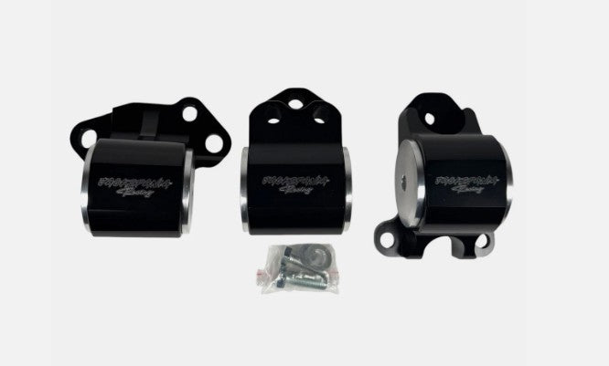 JackSpania Racing B D Series solid engine mount for Honda Acura EG 92-95 Civic Integra DC2, durable engine component for enhanced stability.